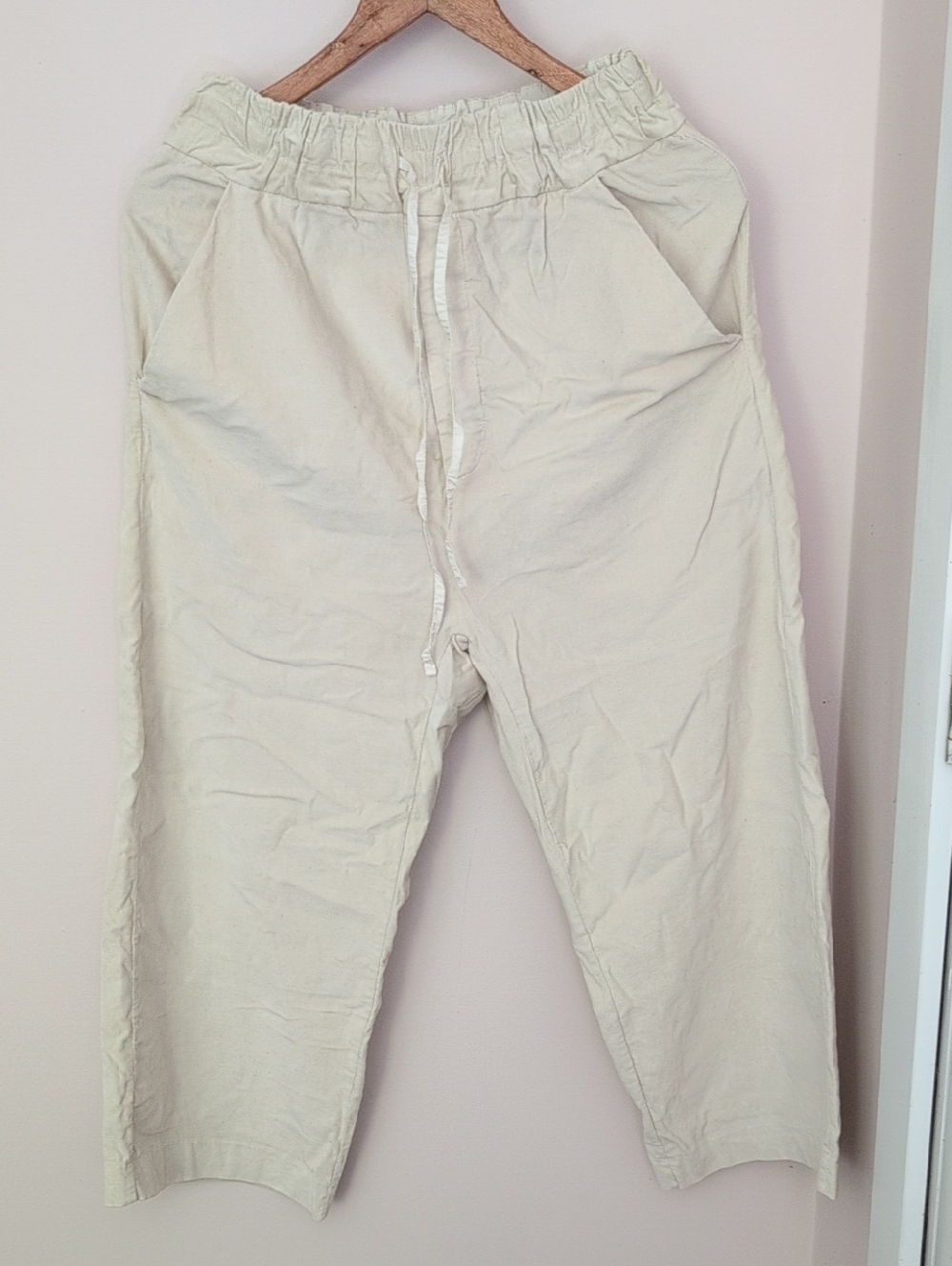 Album di Famiglia | Wide & Short Trousers RC In Natural XS